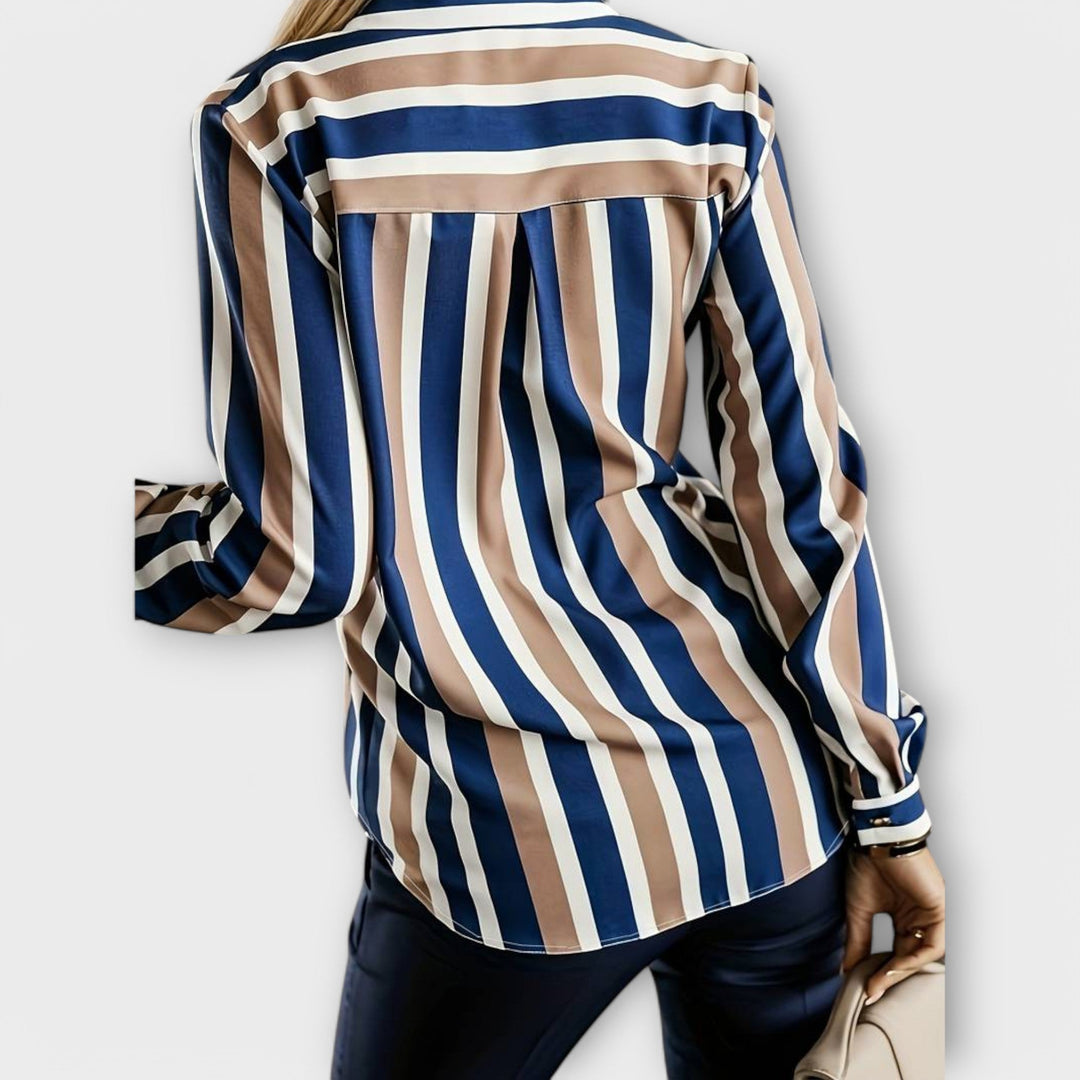 Emilia - Casual Striped Sweatshirt
