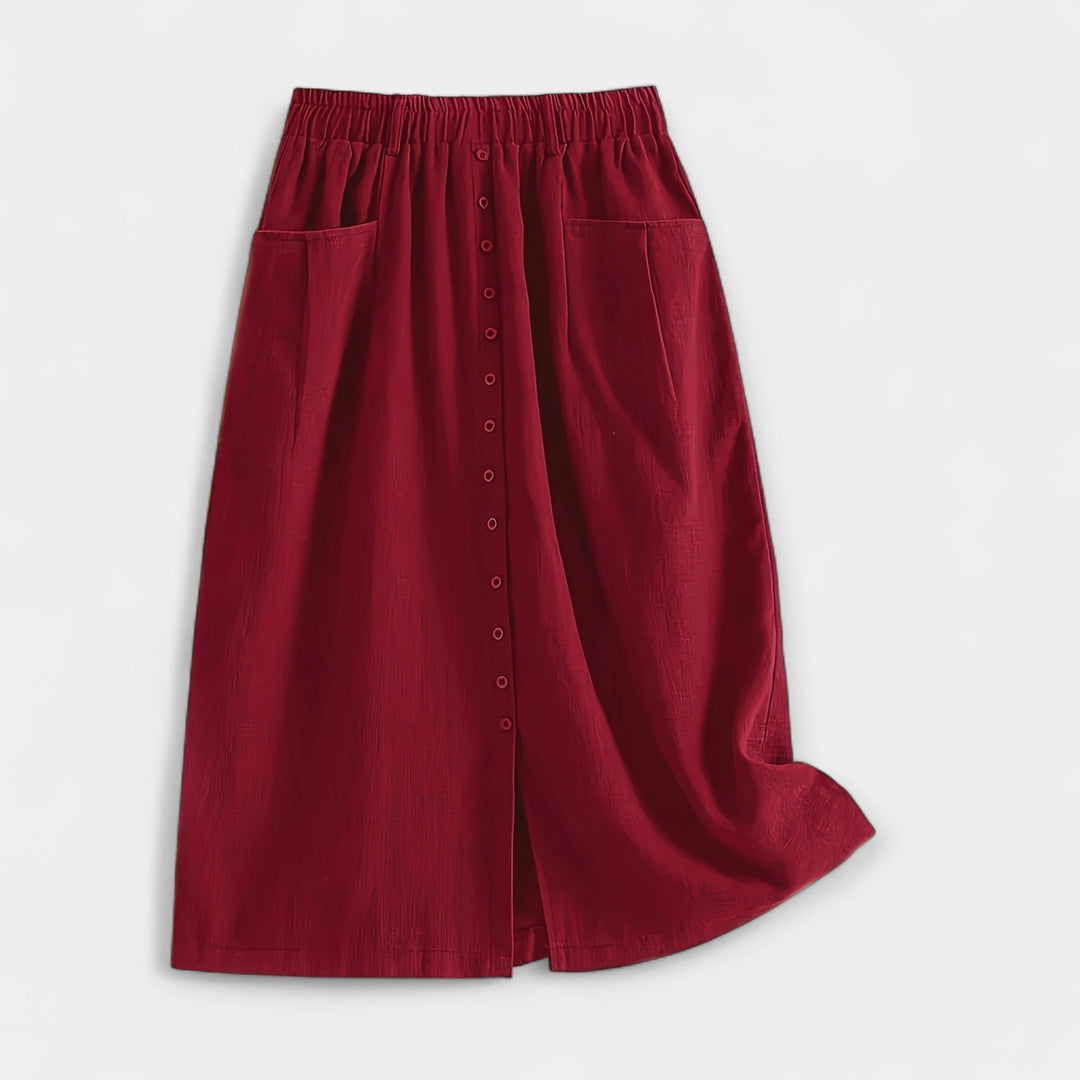 Nadia | Midi Skirt with Belt