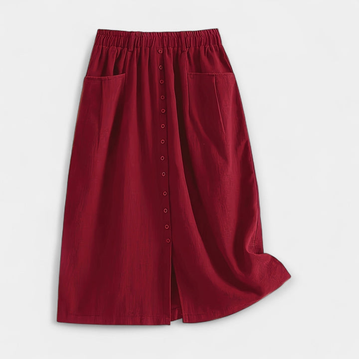 Nadia | Midi Skirt with Belt