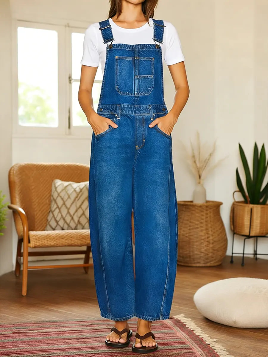 Nora | Denim Overalls for Gardening with Pockets