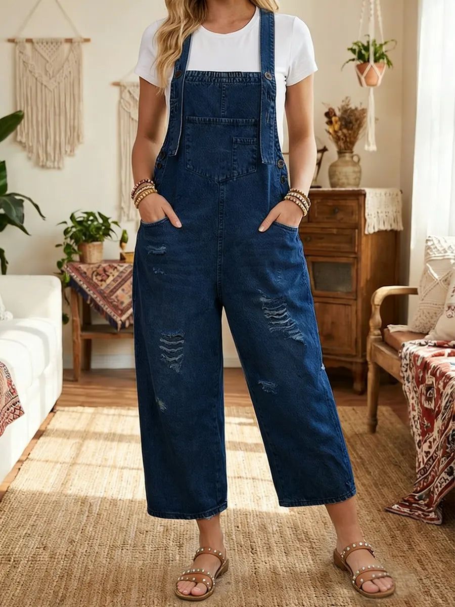 Aurevia | Vintage Look Denim Gardening Overall