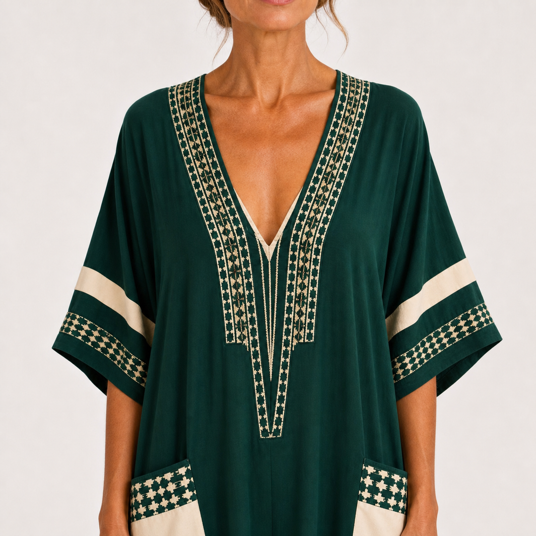 Ethnic Green Caftan