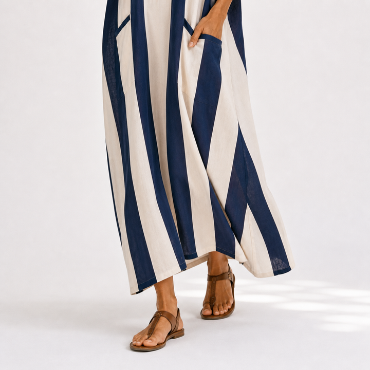 Yasmina Navy Blue Caftan