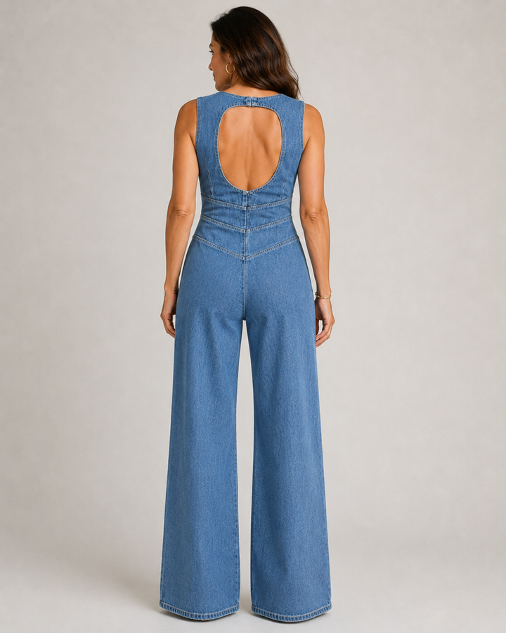 Alejandra | Elegant Denim Jumpsuit