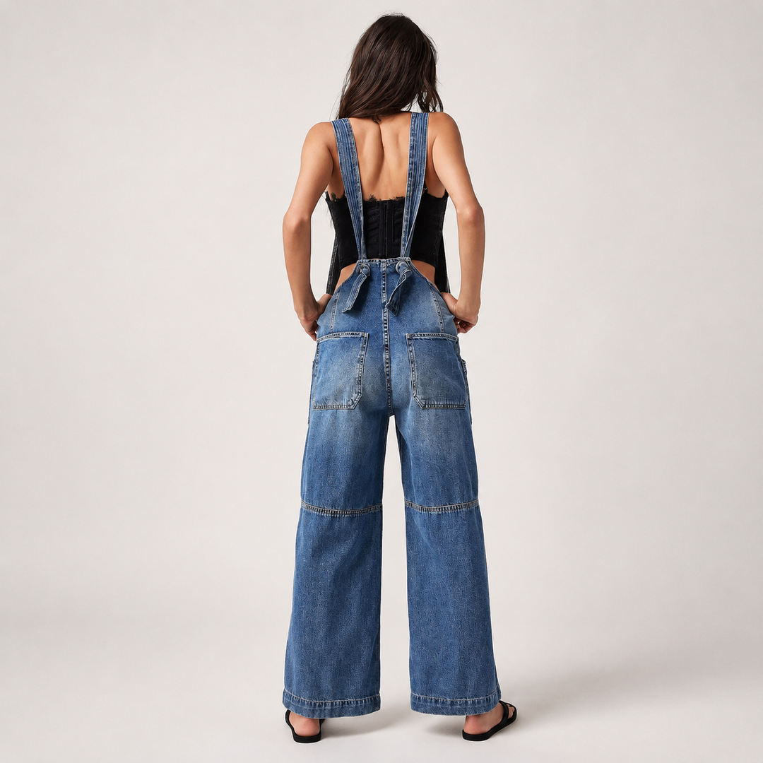 Marta | Women's Denim Jumpsuit