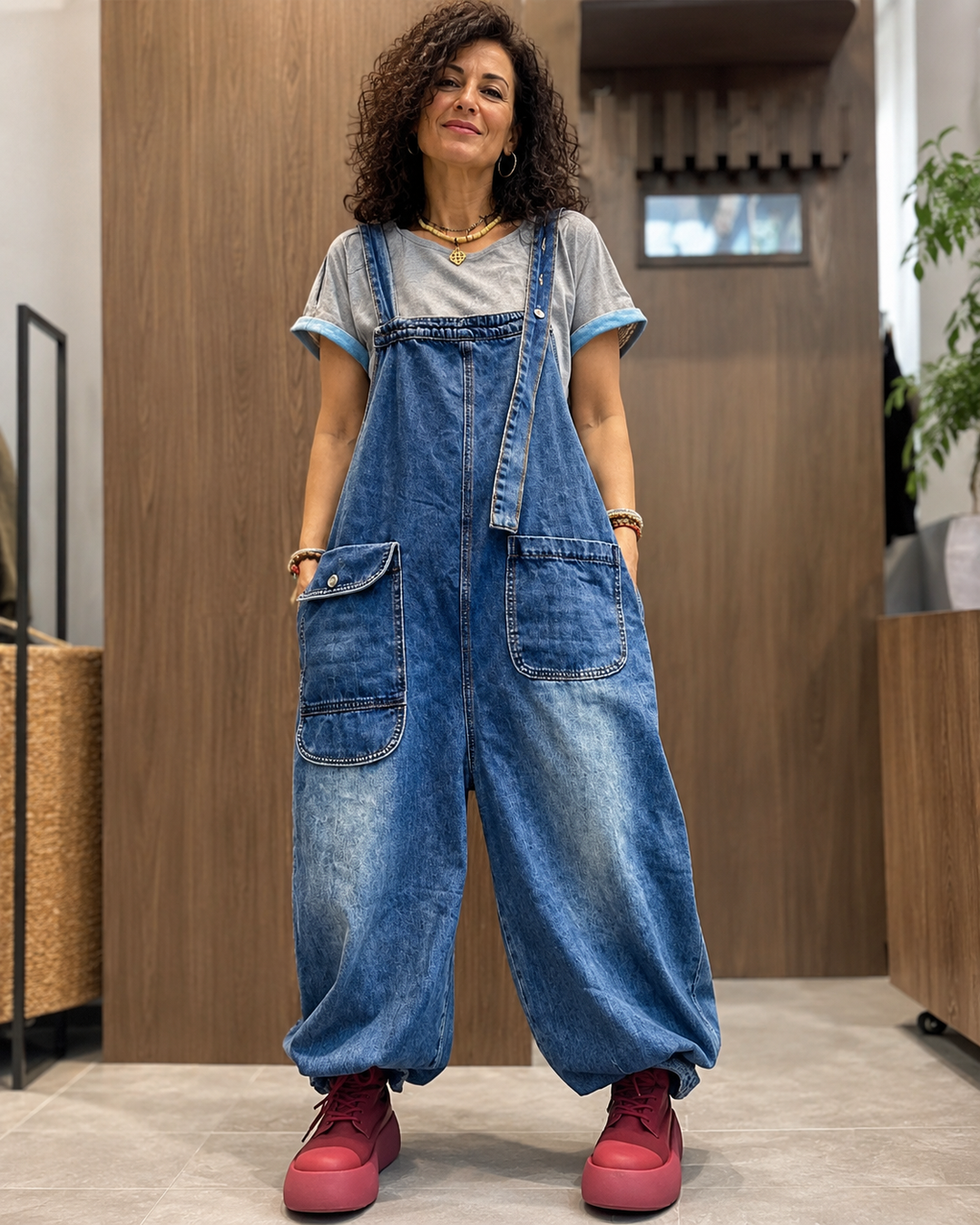 Clara | Casual Look Denim Jumpsuit