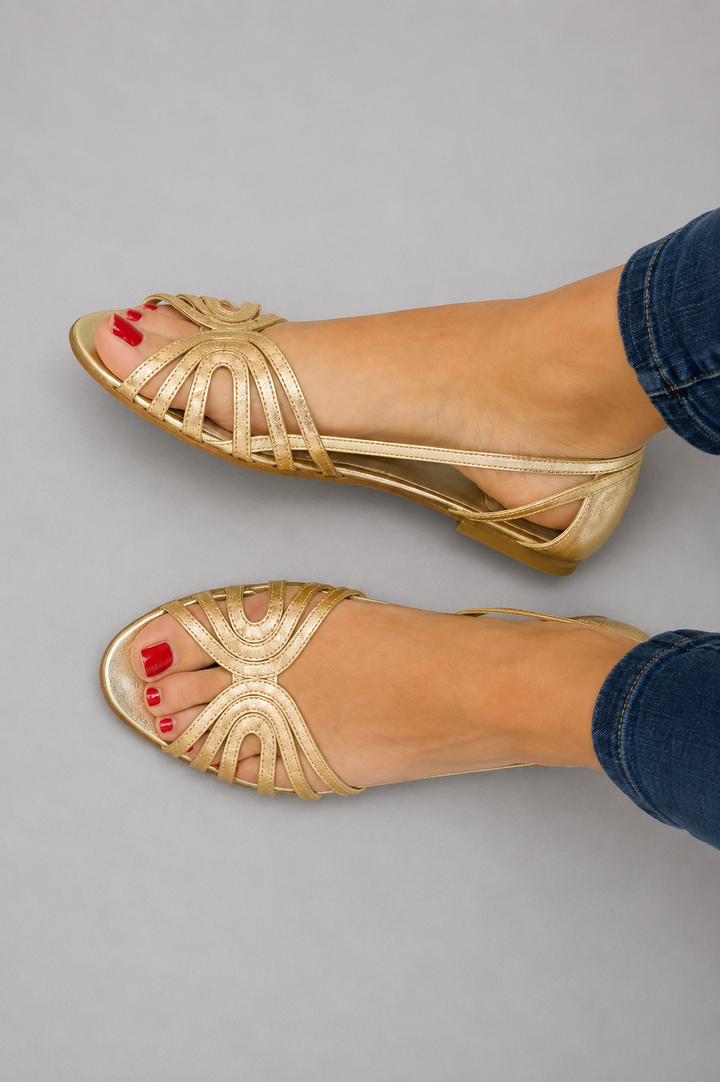 Chelsea | Golden Light Summer Sandals