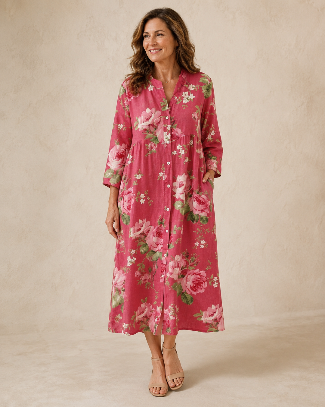 Bontle | Artistic Floral Maxi Dress