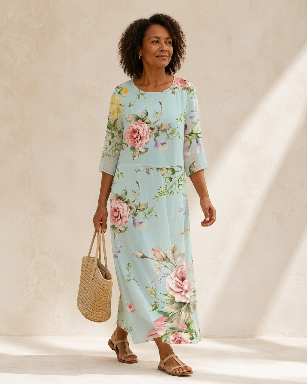Kelsey | Maxi Dress Floral at Sunset