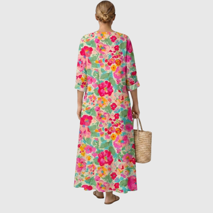 Palesa | Elegant Floral Dress