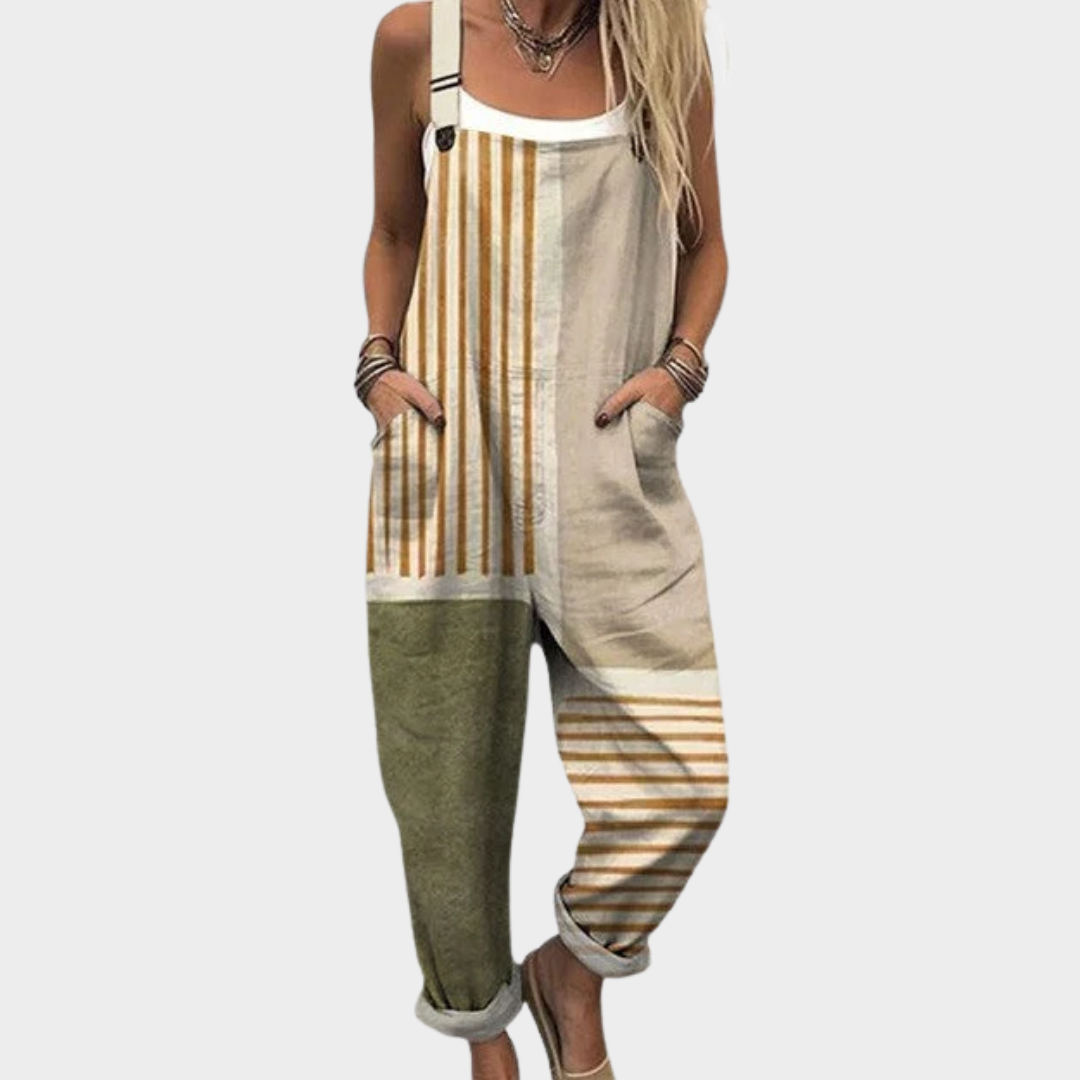 Cara | Comfortable Printed Work Jumpsuit