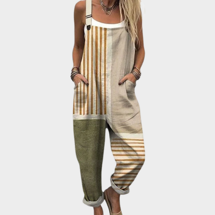 Cara | Comfortable Printed Work Jumpsuit