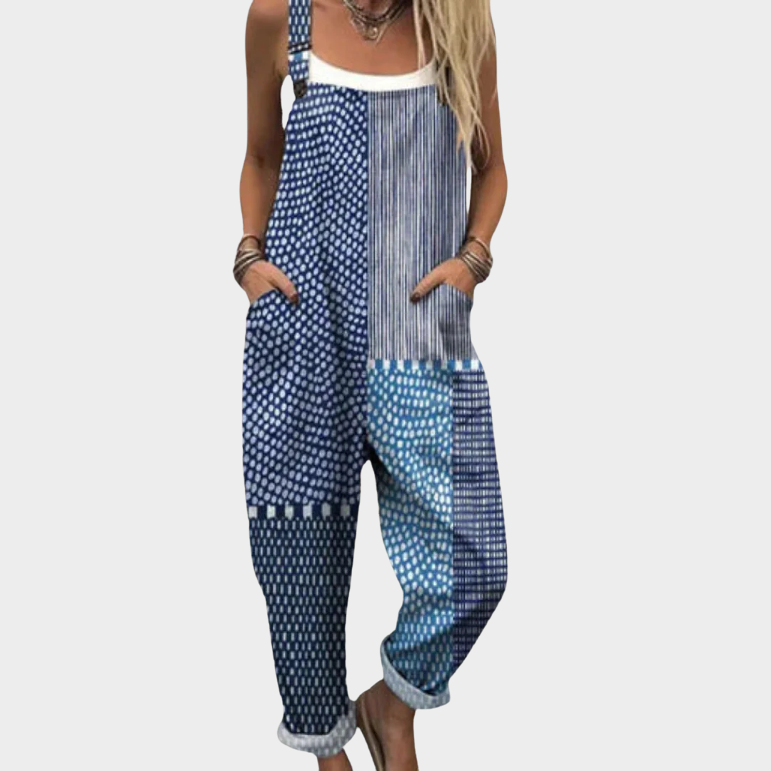 Nadine | Comfortable Printed Work Jumpsuit