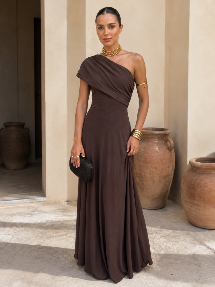 Palesa | Dress in brown