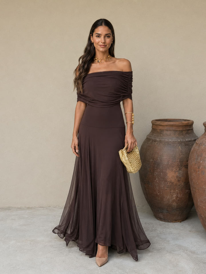 Palesa | Dress in brown