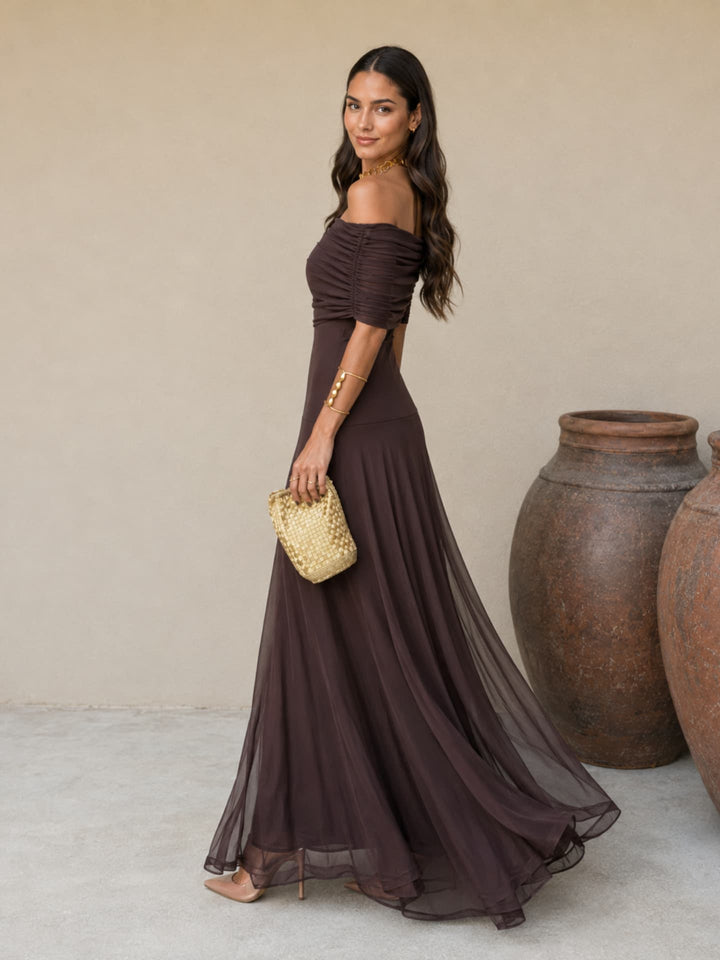 Palesa | Dress in brown