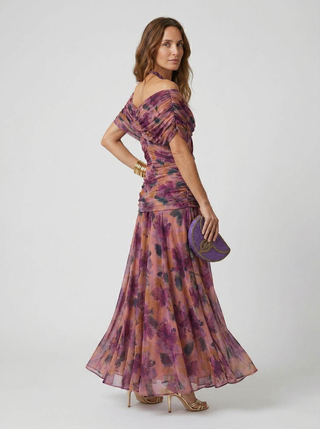Amber | Long Dress with V-Neckline