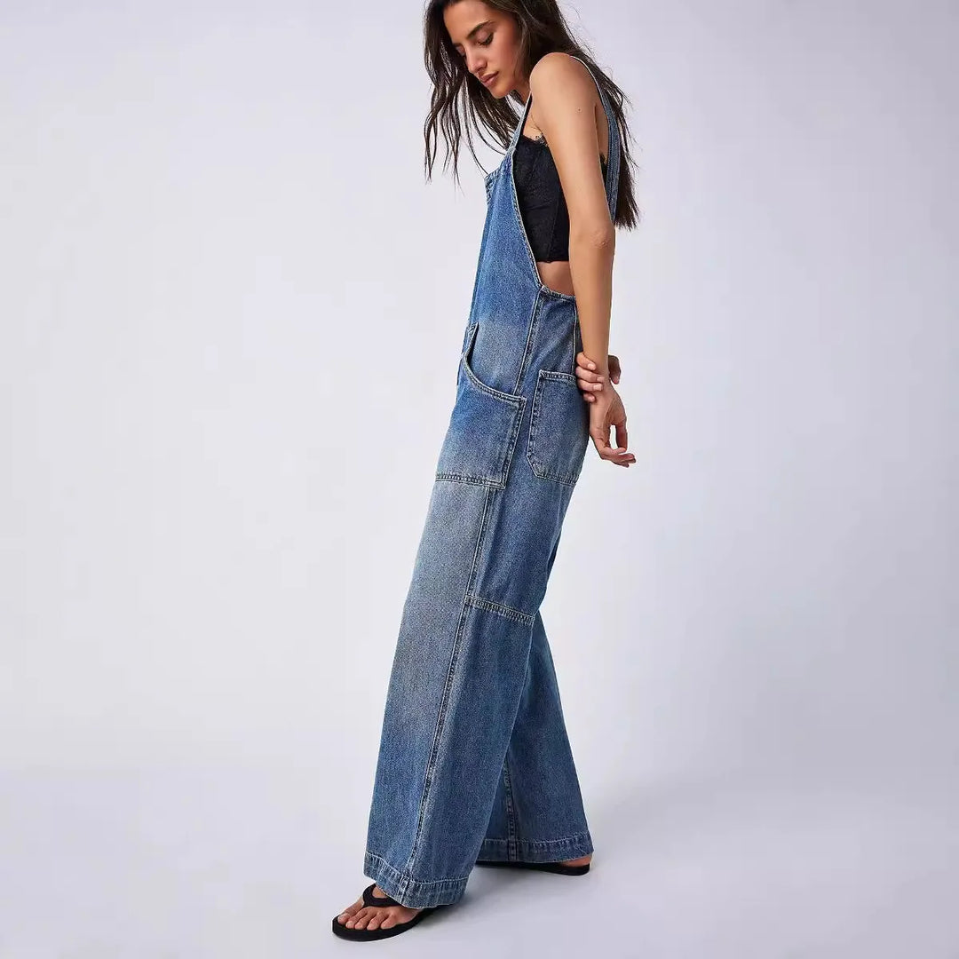 Marta | Women's Denim Jumpsuit