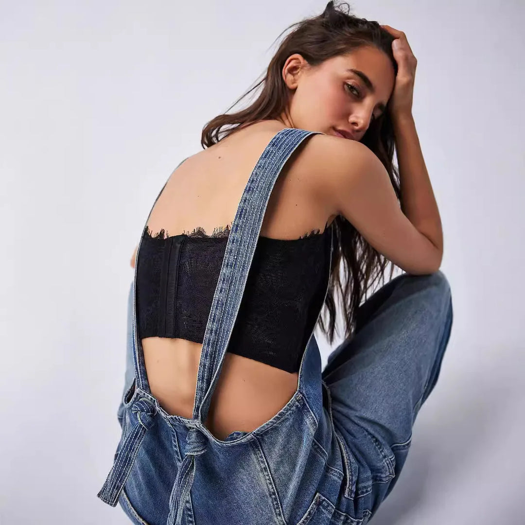 Marta | Women's Denim Jumpsuit