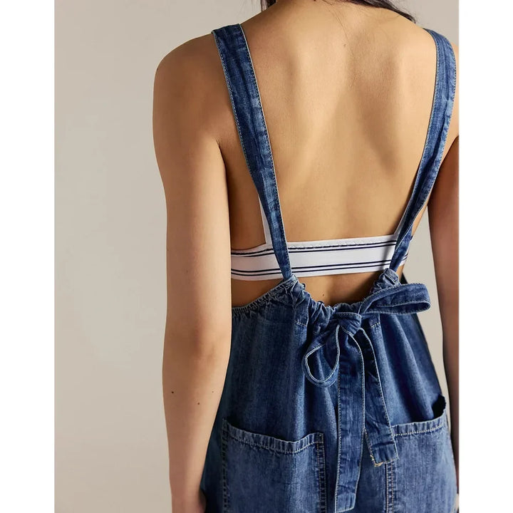Marina | Women's Casual Denim Jumpsuit