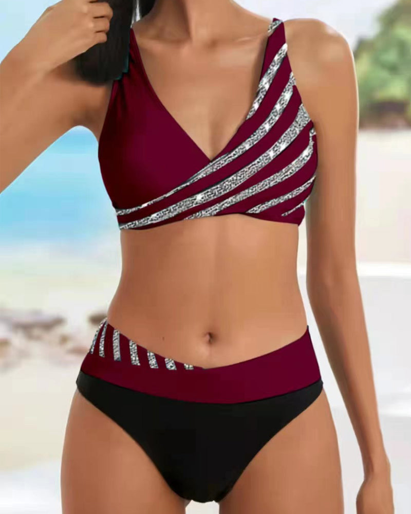 Candela | Printed Bikini in Warm Tones