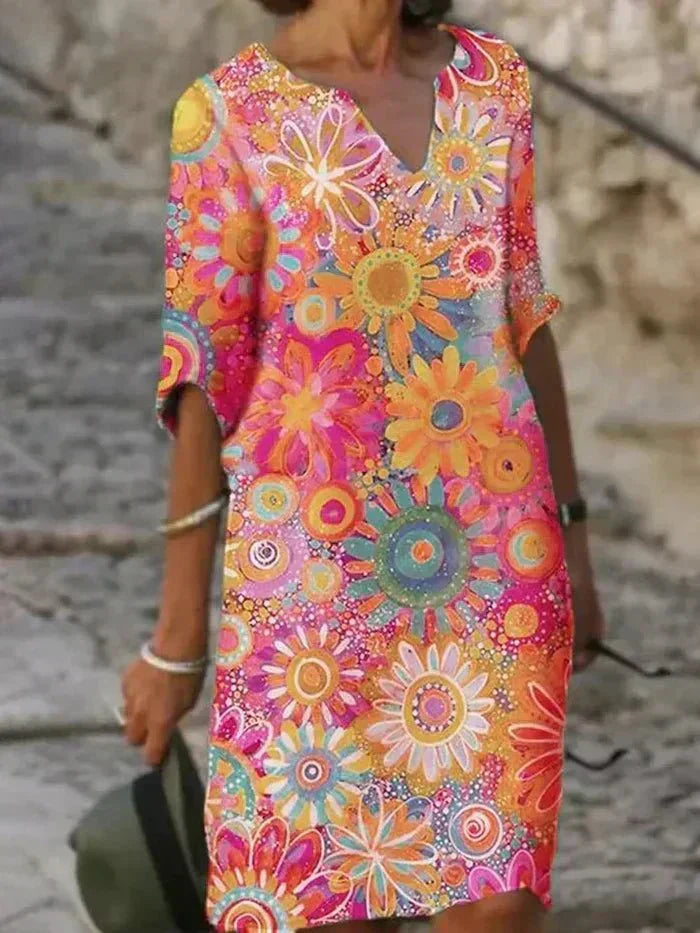 Palesa | Vibrant Floral Maxi Dress