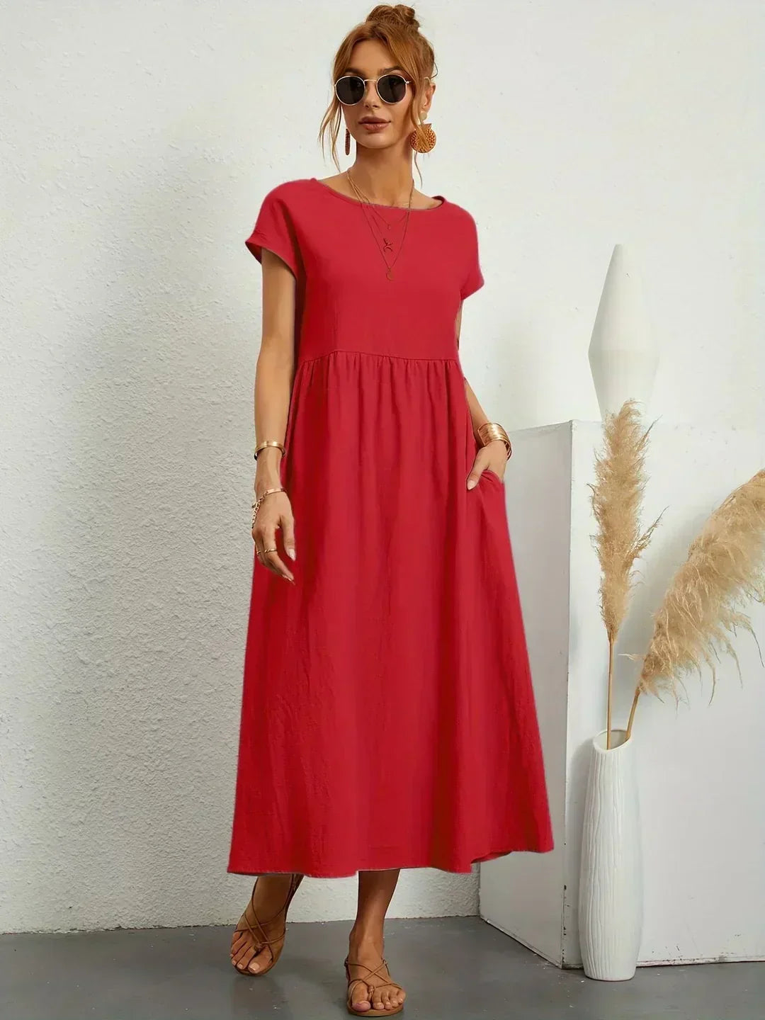 Robyn | Fluid Midi Dress