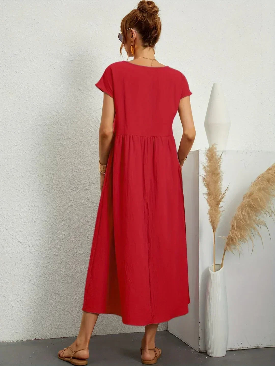 Robyn | Fluid Midi Dress