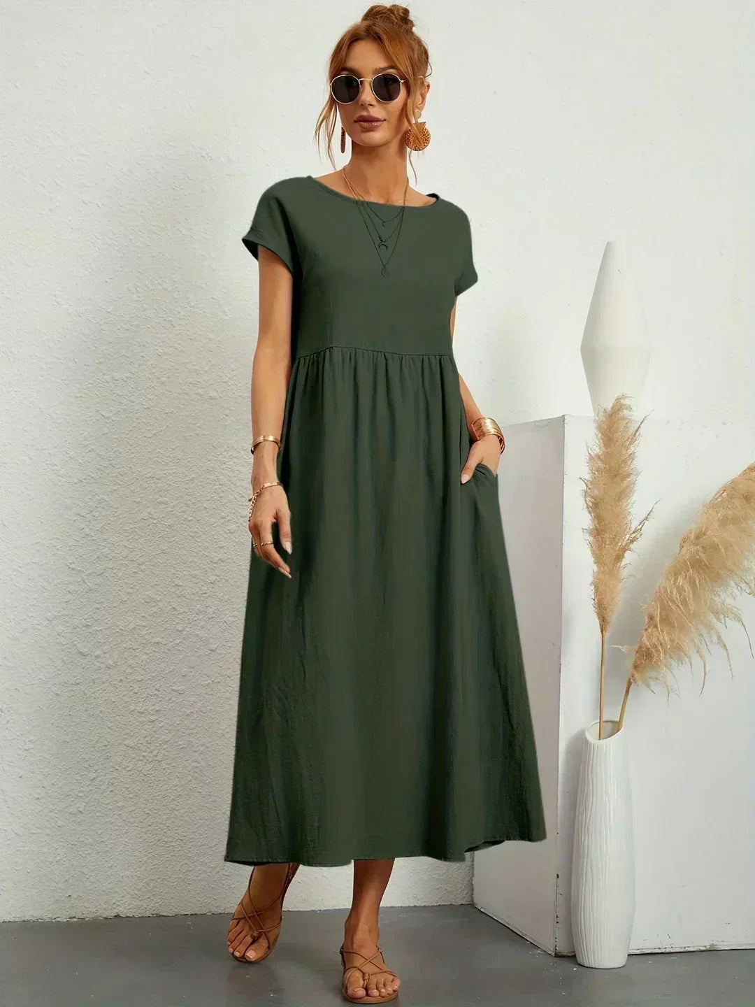 Robyn | Fluid Midi Dress