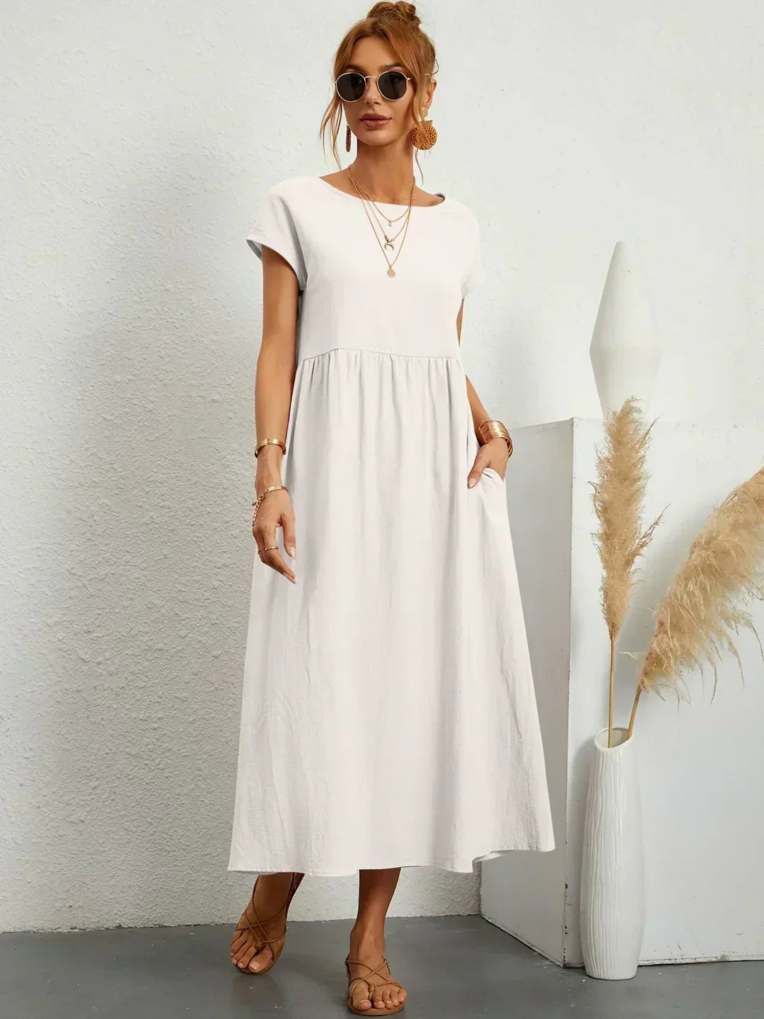 Robyn | Fluid Midi Dress