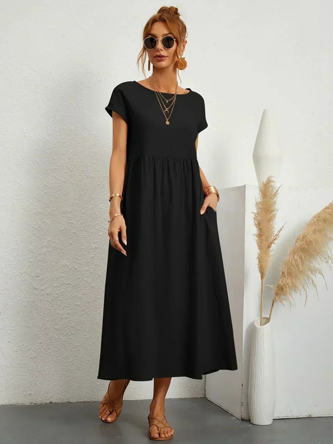 Robyn | Fluid Midi Dress