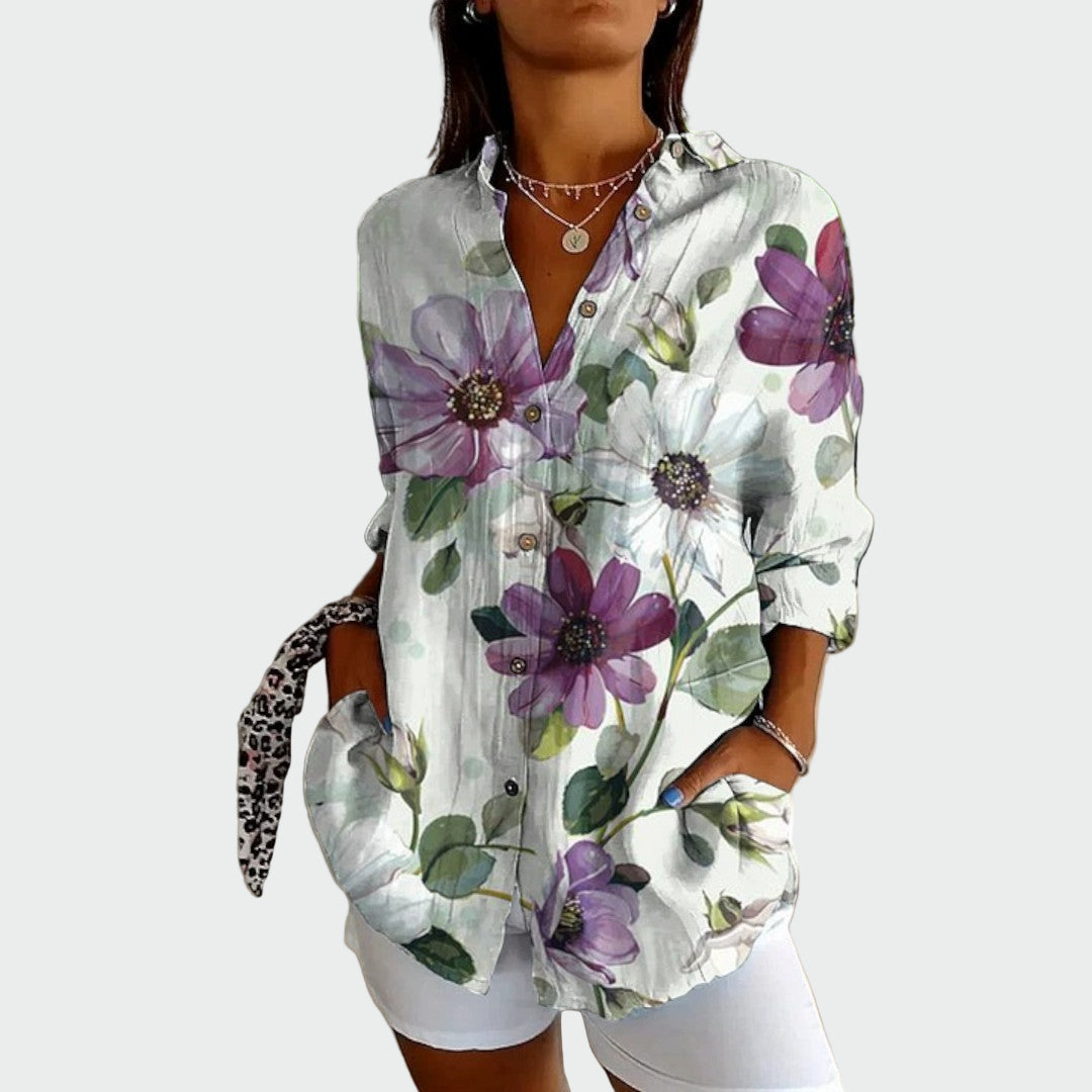 Floral Print Style Shirt