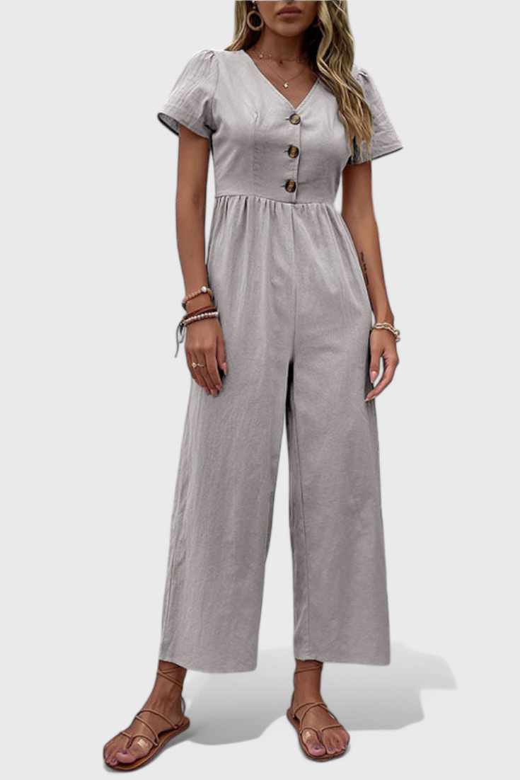 Camila | Jumpsuit with Front Buttons