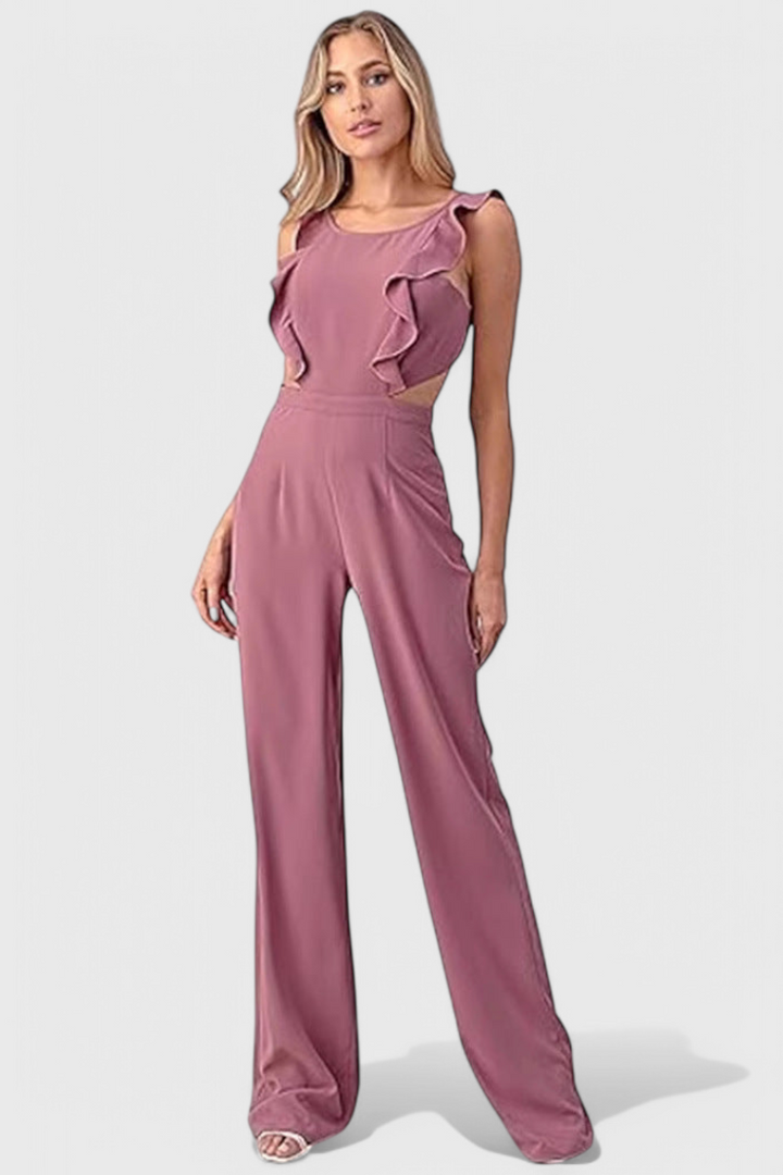 Chantal | Jumpsuit with Cut and Ruffles