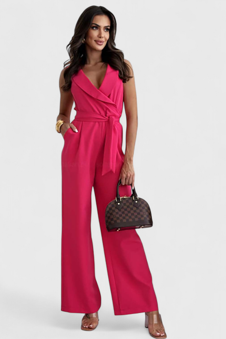 Elegant | Sleeveless Montserrat Mono with Bow and Flowing Fall