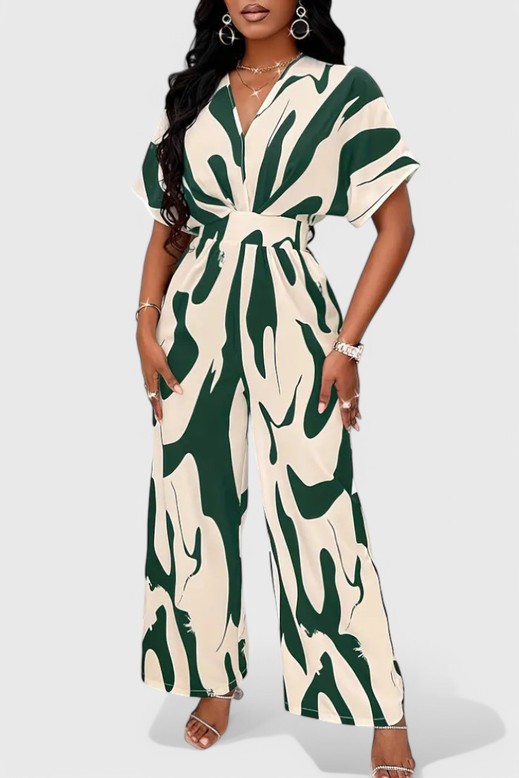 Zahara Mono Abstract with Fitted Waist