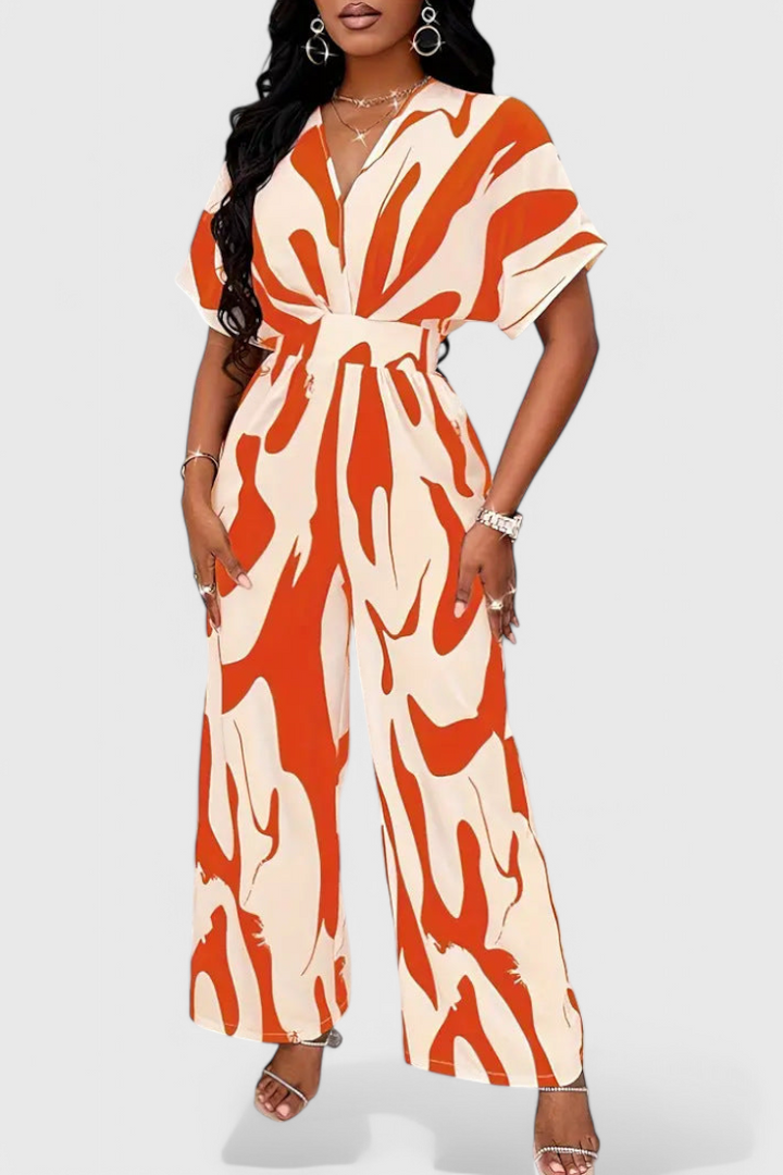 Zahara Mono Abstract with Fitted Waist
