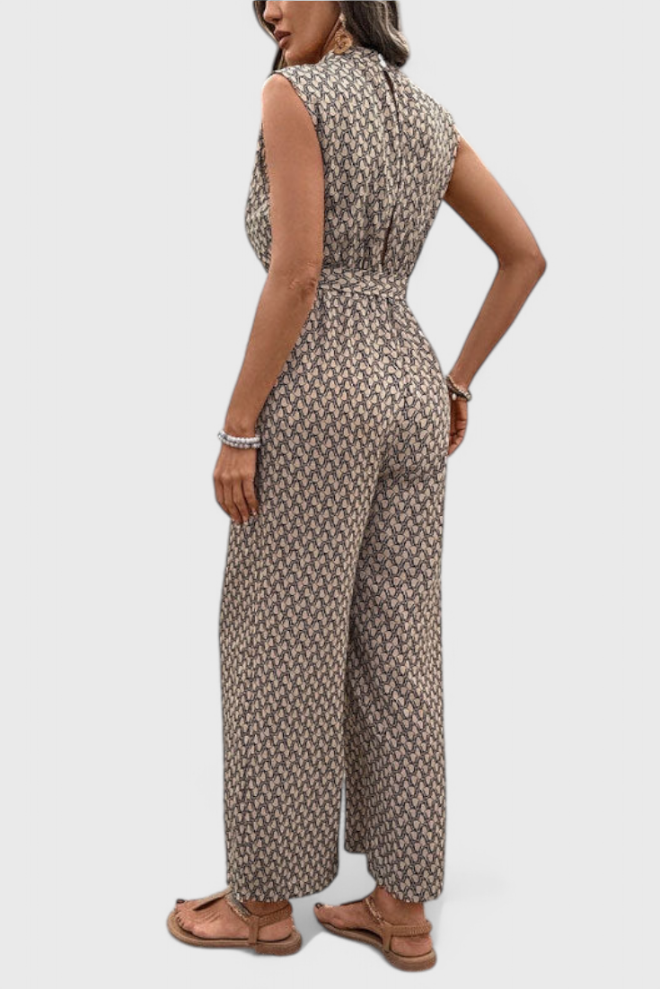 Luzia | Geometric Print Jumpsuit