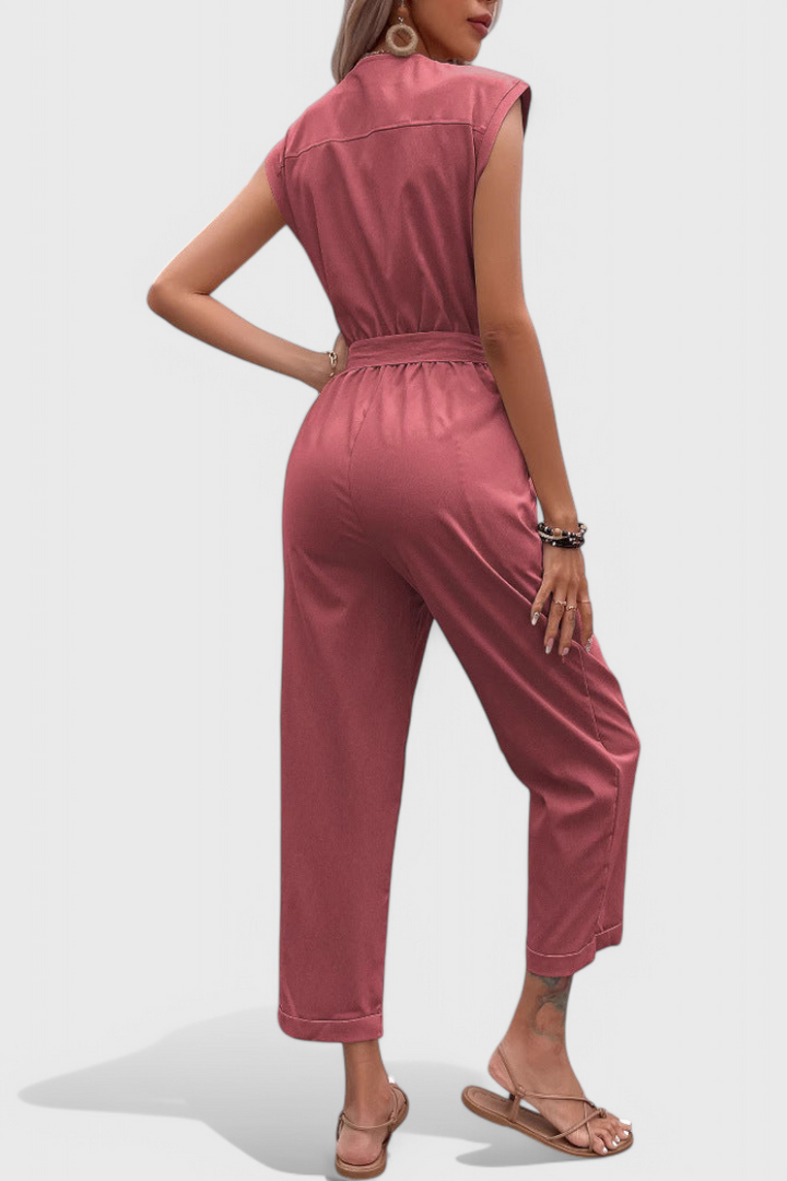 Marie | Mono Sleeveless with Buttons