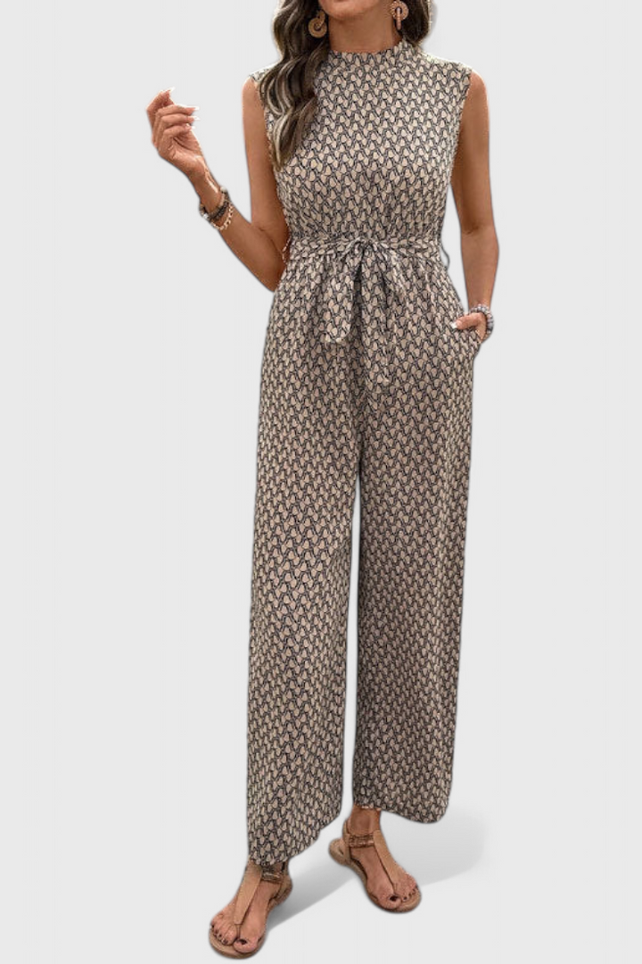 Luzia | Geometric Print Jumpsuit