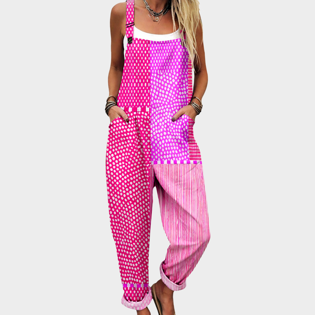 Delaney | Printed Comfortable Work Jumpsuit