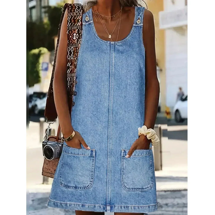 Phumzile | Lucile | Abito casual in look denim
