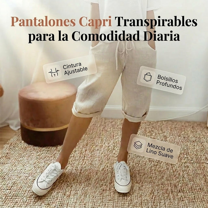 Marta | Cotton and Linen Shorts for Women