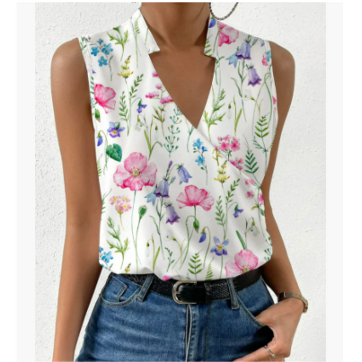Salete | Women's Top with V-Neck