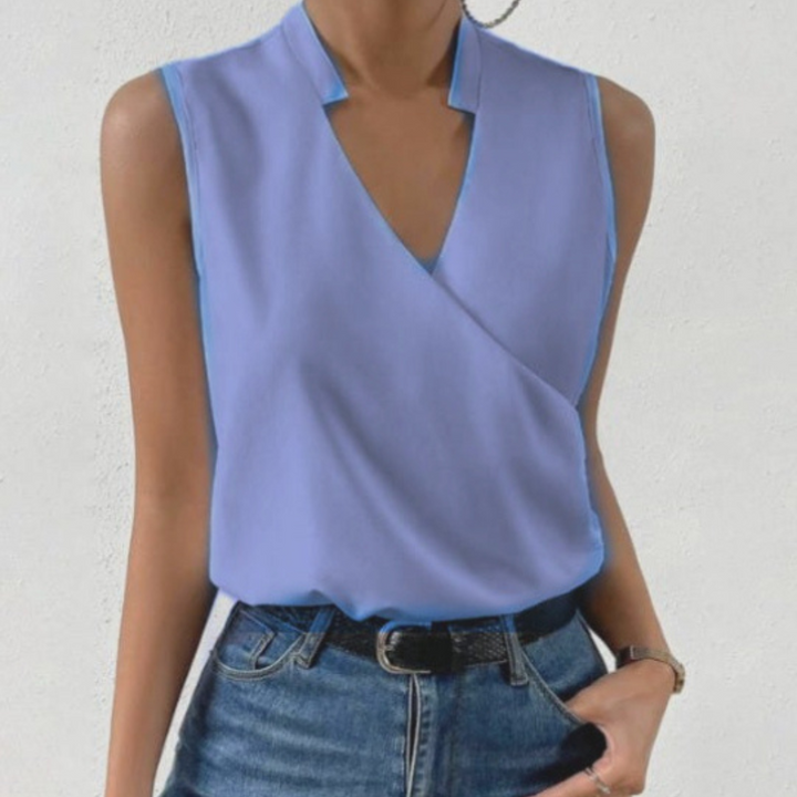 Salete | Women's Top with V-Neck
