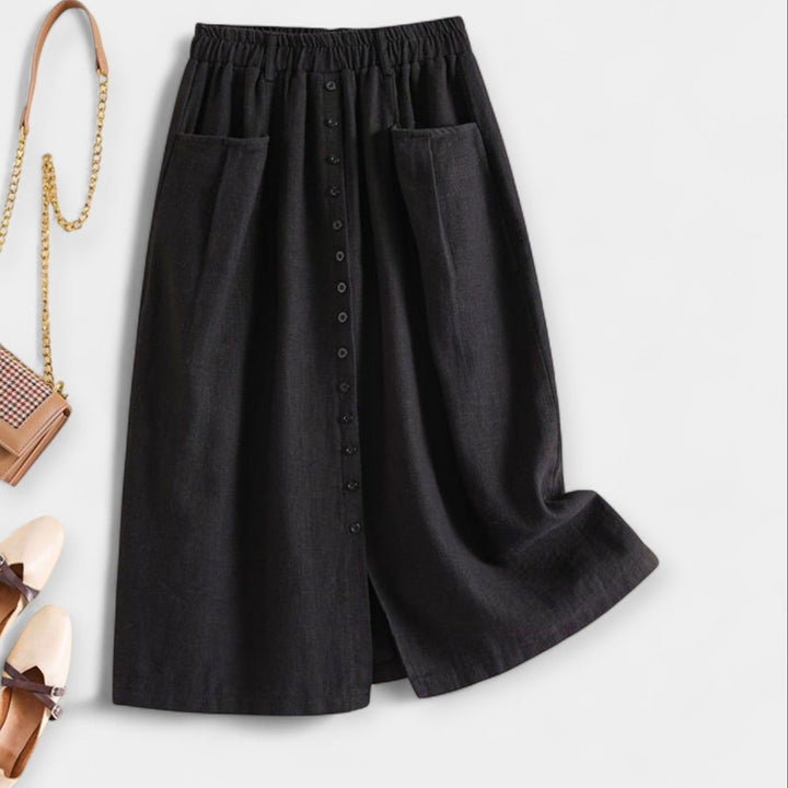 Nadia | Midi Skirt with Belt