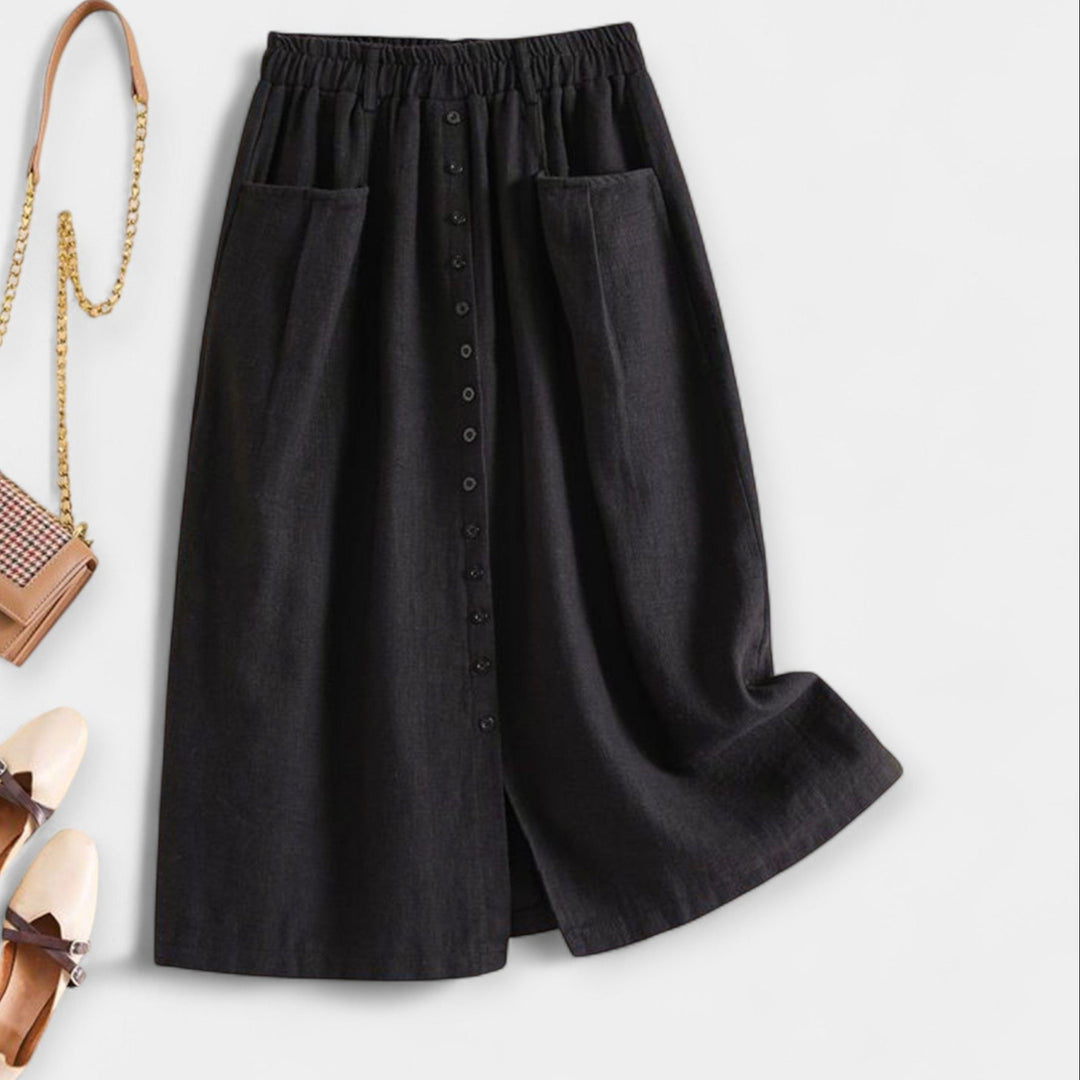 Nadia | Midi Skirt with Belt