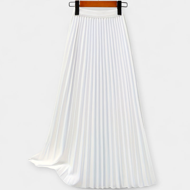 Odette | Satin Pleated Skirt