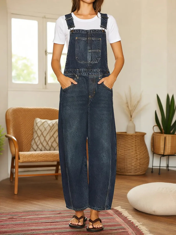 Nora | Denim Overalls for Gardening with Pockets