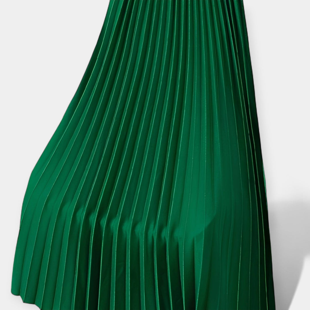 Odette | Satin Pleated Skirt